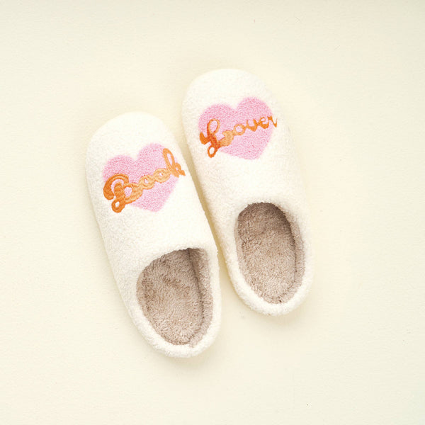 SLIPPERS BOOK LOVER M/L