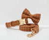 PERSONALIZED CLASSIC BROWN PLAID SET