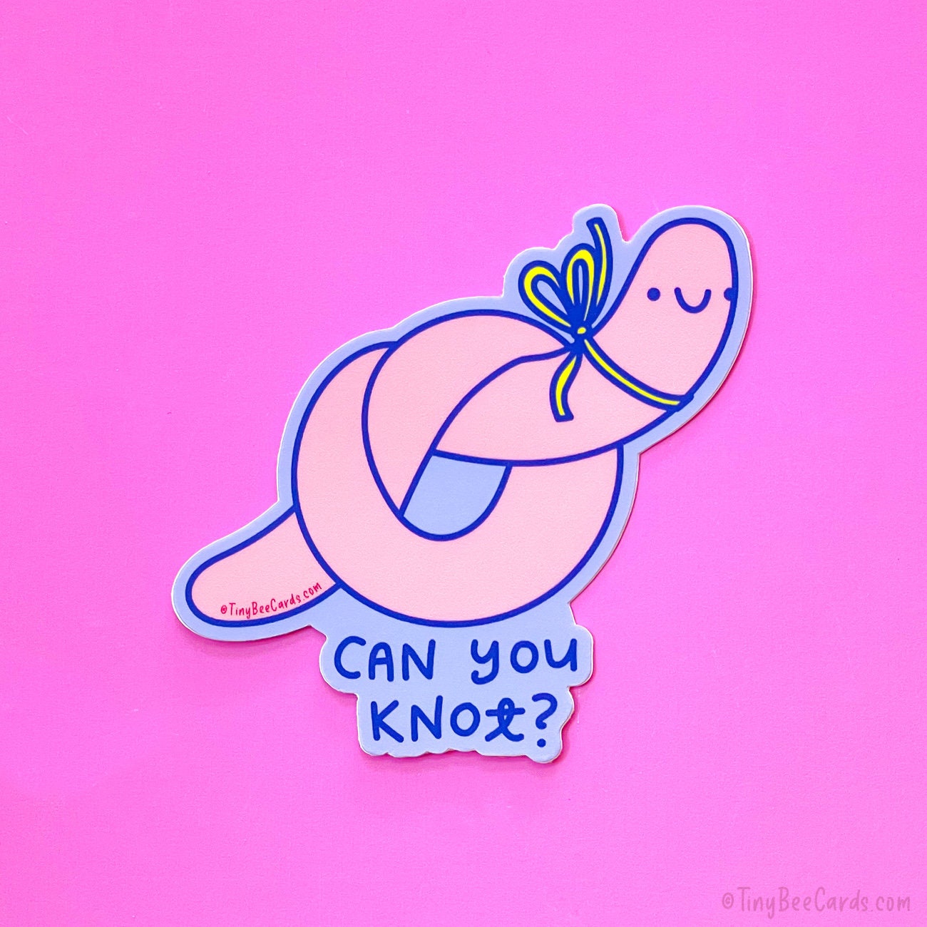 Earthworm Vinyl Sticker 
