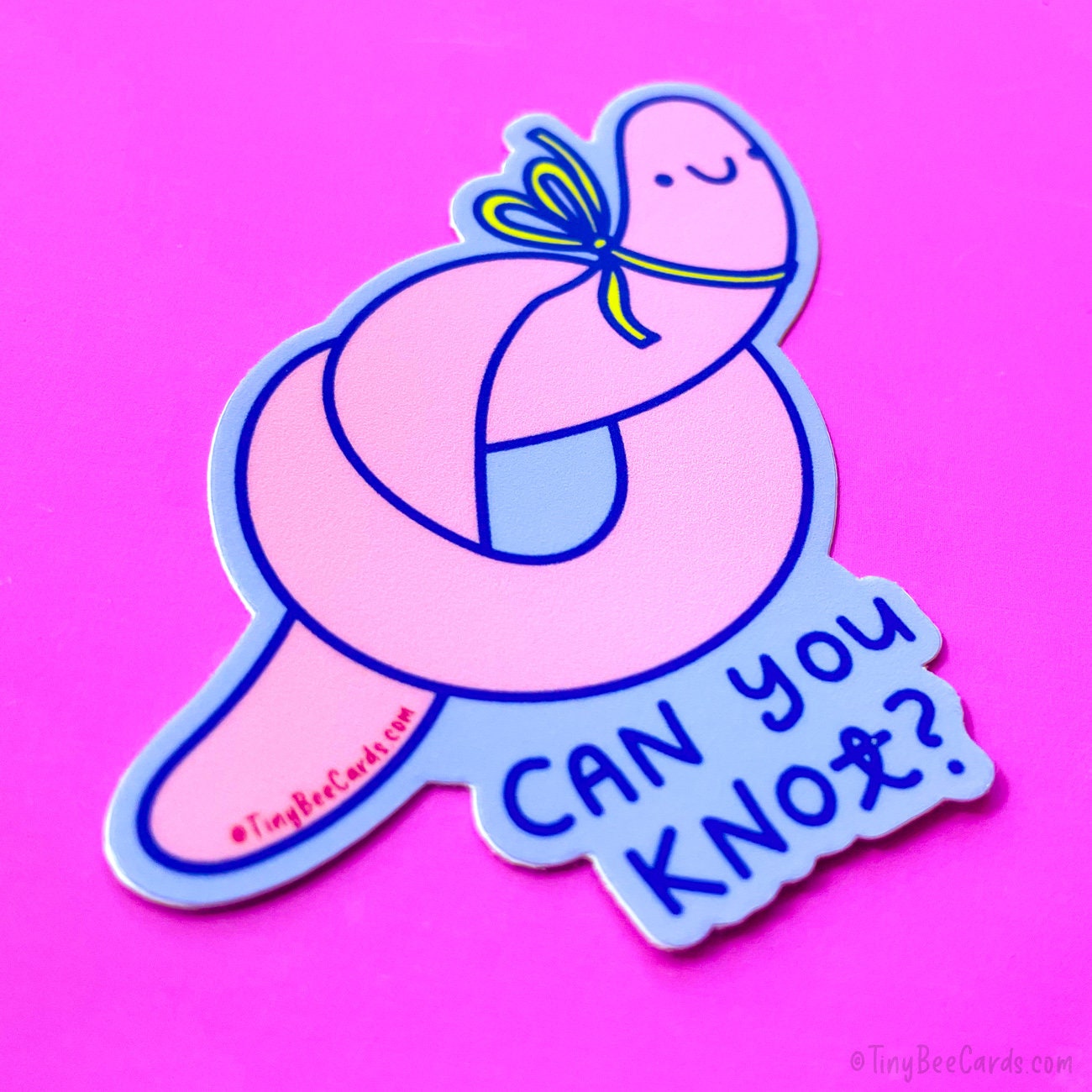 Earthworm Vinyl Sticker 