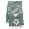 TRAVEL THROW BEACH/PICNIC BLANKET - BROOK JADE