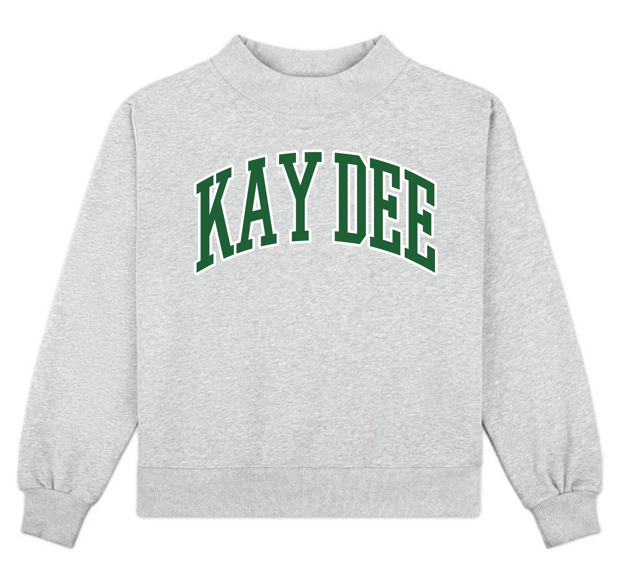 CAMPUS MOCK NECK SORORITY CREWNECK: KAPPA DELTA