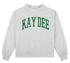 CAMPUS MOCK NECK SORORITY CREWNECK: KAPPA DELTA