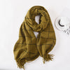 PLAID CASUAL SCARF: GINGER