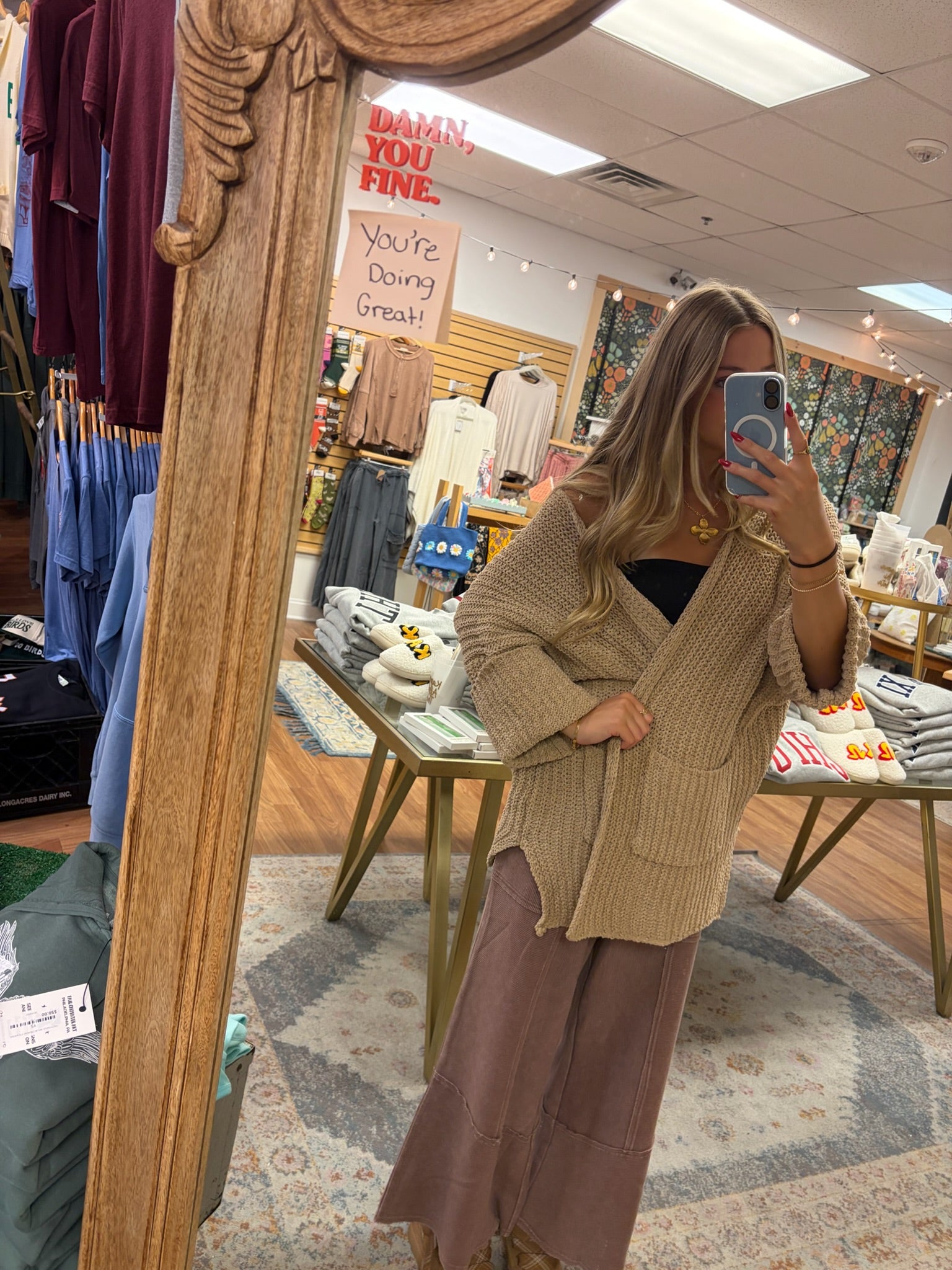 SLOUCHY WRAP CARDIGAN