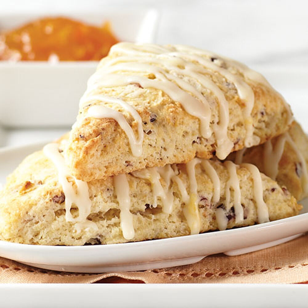 ORANGE CRANBERRY SCONE MIX WITH ORANGE GLAZE
