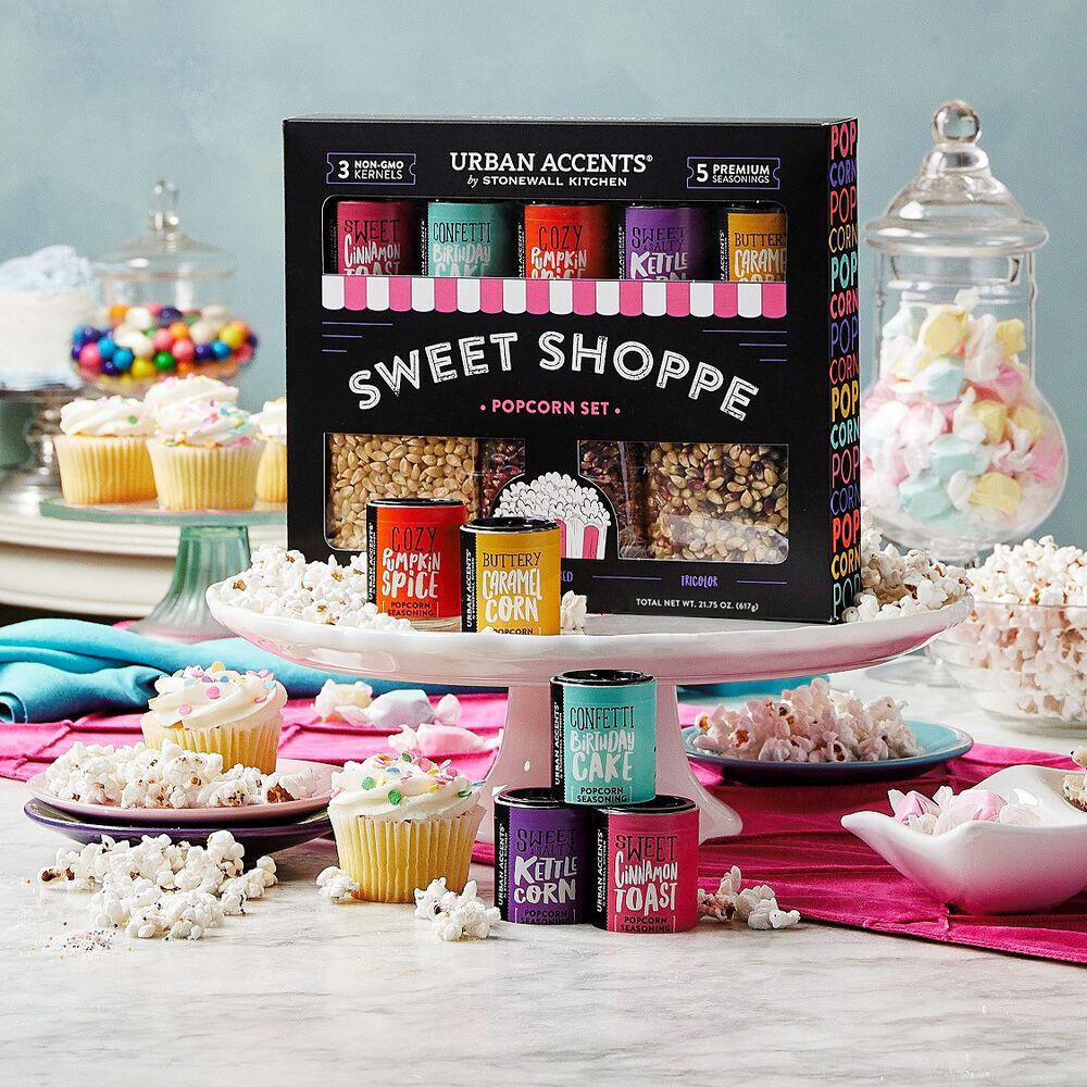 SWEET SHOPPE POPCORN SET URBAN ACCENTS