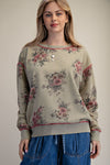 SIGNATURE PRINT TERRY SWEATSHIRT