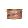 EMBOSSED METAL CONTAINER W/ HANDLES "PORTLAND GINGER SNAPS COOKIES...", MULTI COLOR