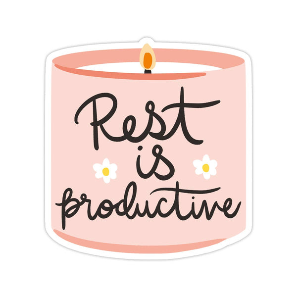 REST IS PRODUCTIVE STICKER