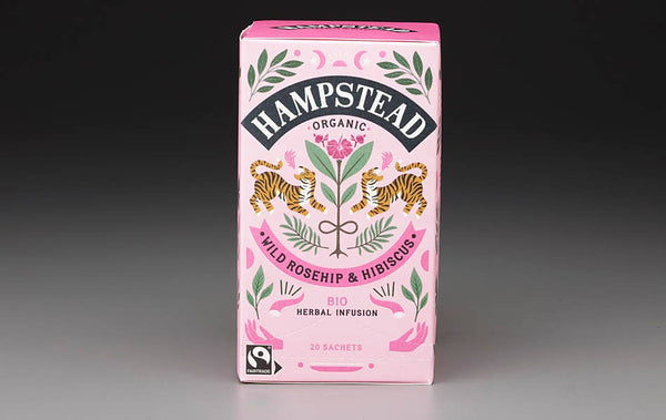 HAMPSTEAD ORGANIC ROSEHIP & HIBISCUS (20 TEABAGS)