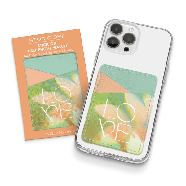 DREAMY AFTERNOON STICK-ON CELL PHONE WALLET