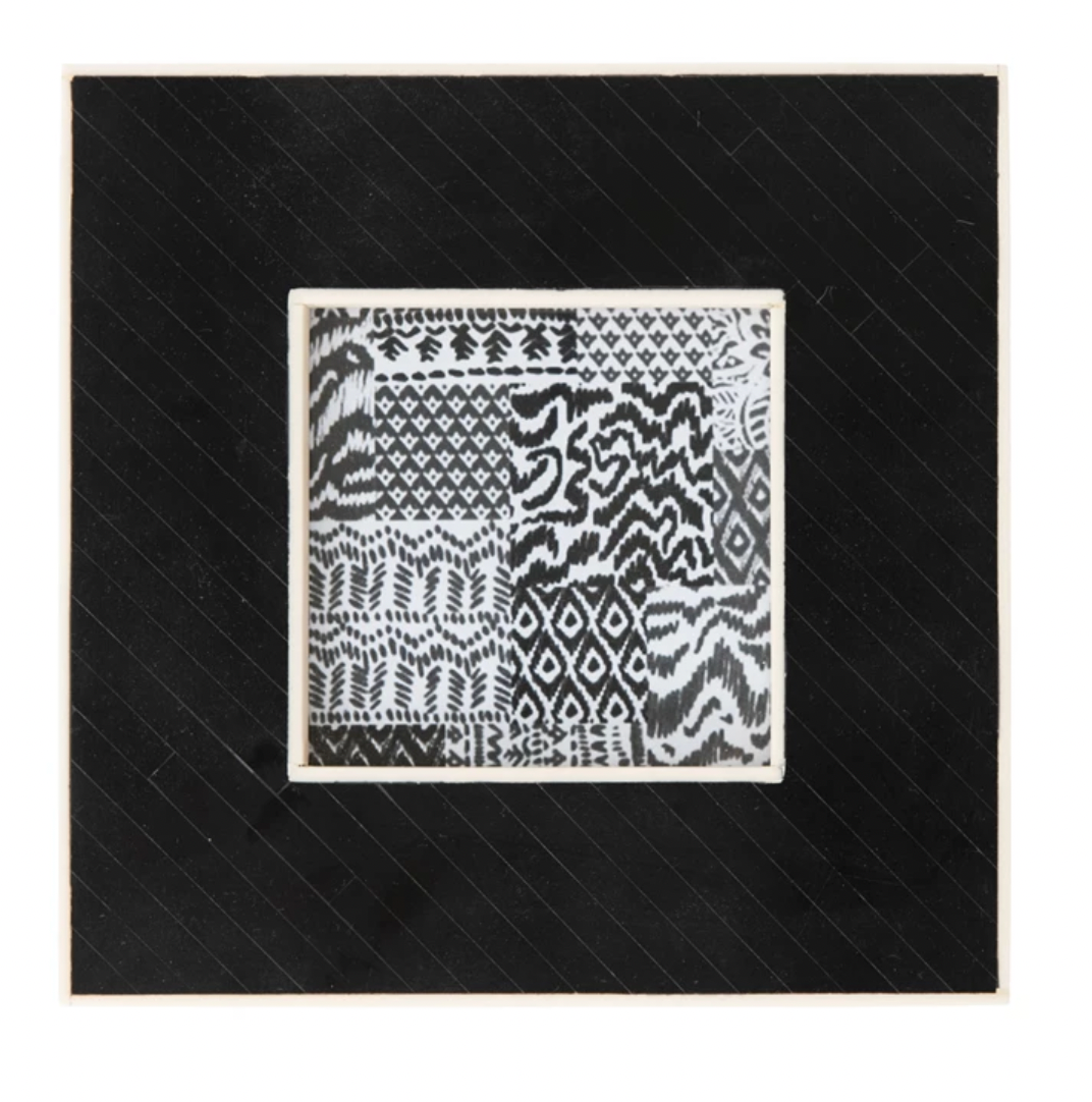 RESIN PHOTO FRAME WITH DIAGONAL INLAY