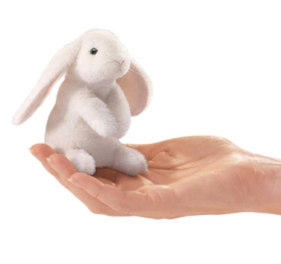 MINI LOP EARED RABBIT FINGER PUPPET