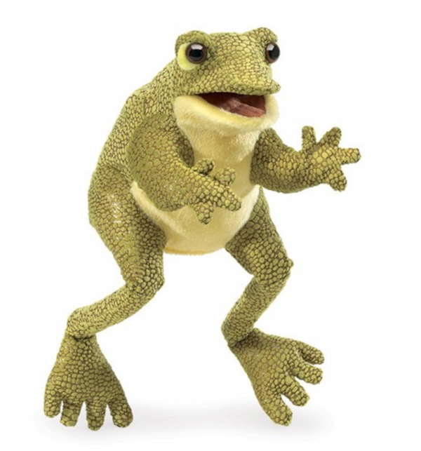 FUNNY FROG PUPPET