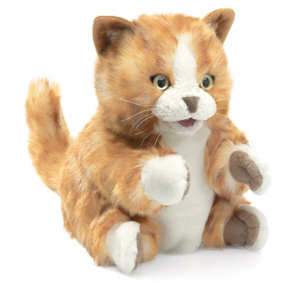 ORANGE TABBY KITTEN PUPPET
