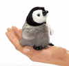 MINI BABY EMPEROR PENGUIN FINGER PUPPET