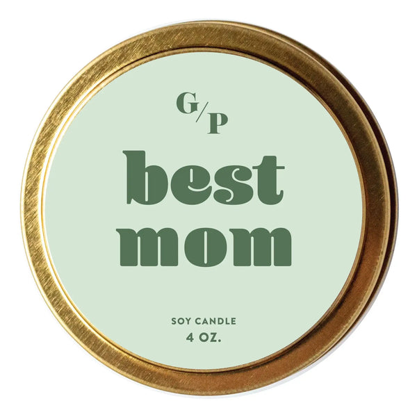 BEST MOM 4 OZ. CANDLE TIN