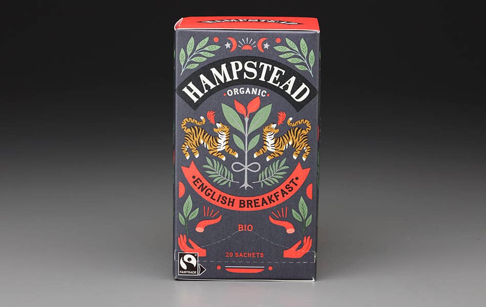 HAMPSTEAD ORGANIC ENGLISH BREAKFAST (20 TEABAGS)