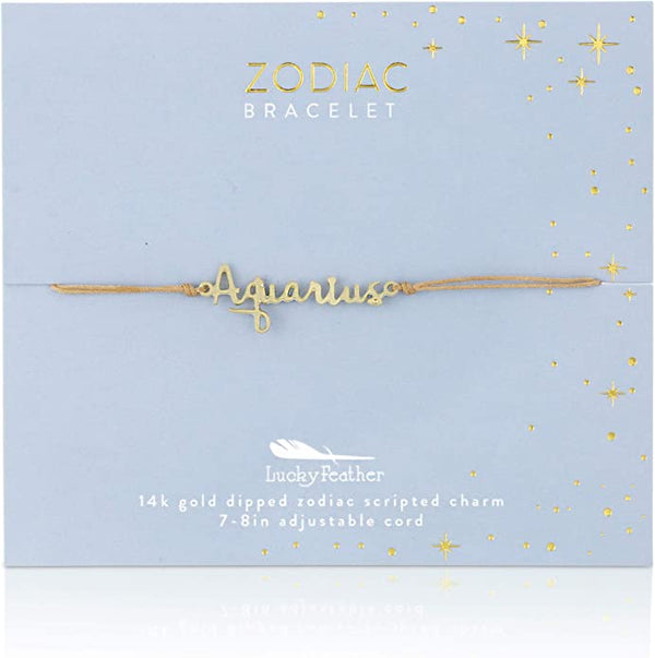 ZODIAC SCRIPT BRACELET