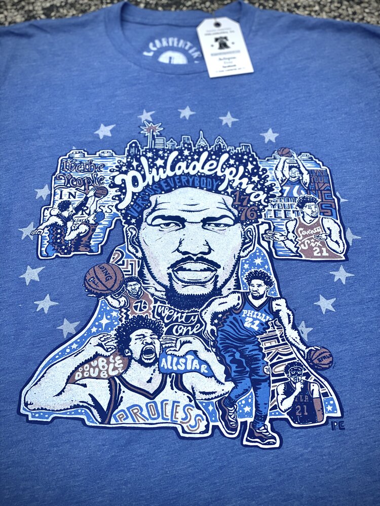 NUMBER 21/EMBIID BLUE UNISEX T-SHIRT