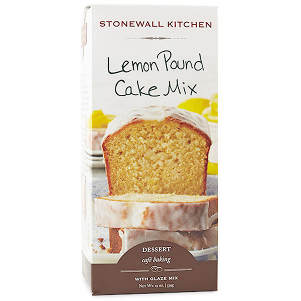 LEMON POUND CAKE MIX WITH GLAZE MIX