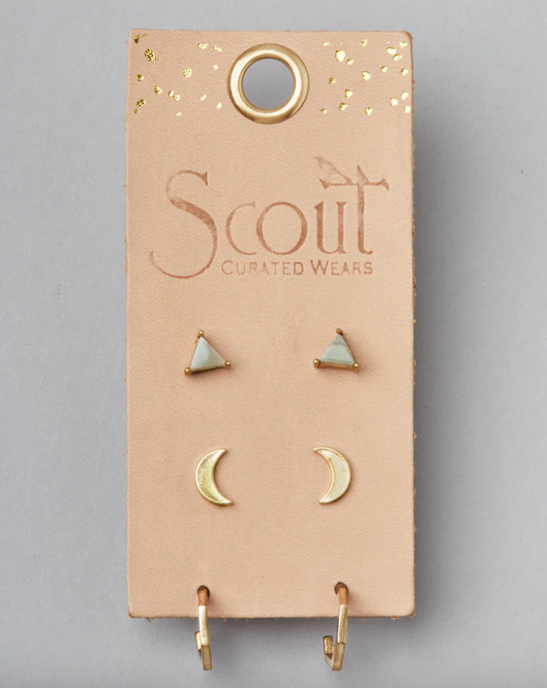 STUD TRIO EARRING SET