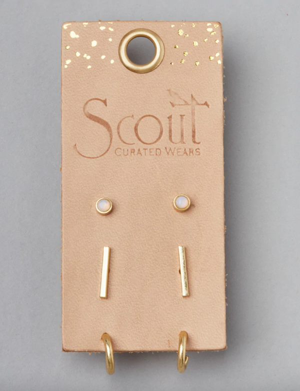 STUD TRIO EARRING SET