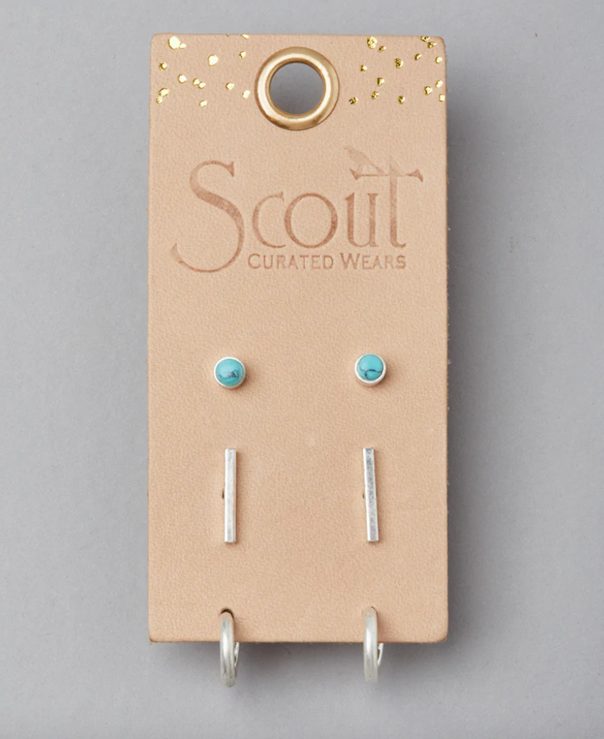 STUD TRIO EARRING SET