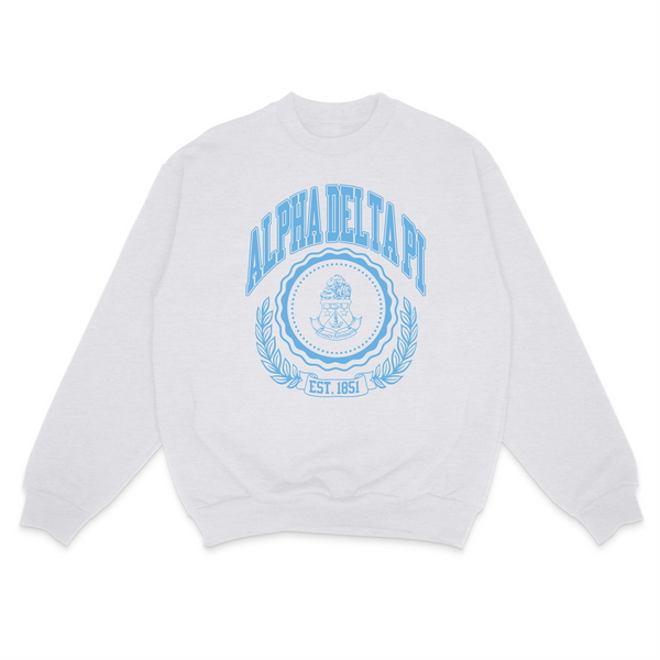 IVY LEAGUE SORORITY SWEATSHIRT: ALPHA DELTA PI