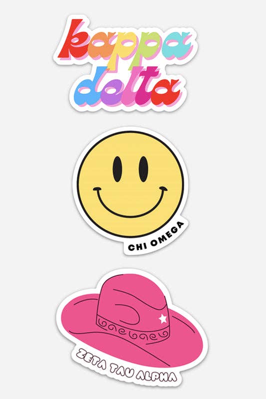 CHI OMEGA SORORITY STICKER PACK