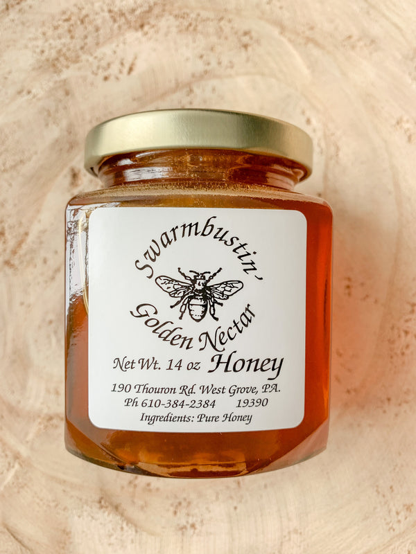 HEXAGON JAR HONEY