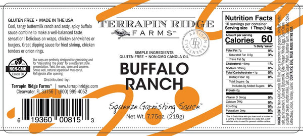BUFFALO RANCH GARNISHING SQUEEZE SAUCE