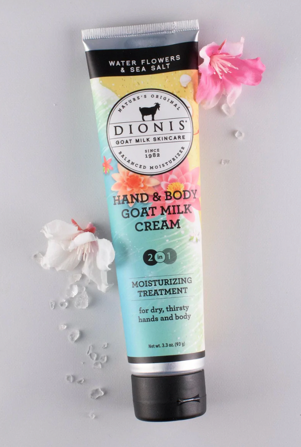 3.3OZ WATER FLOWERS & SEA SALT HAND CREAM