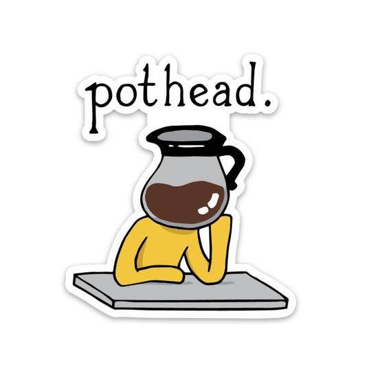 POTHEAD COFFEE STICKER