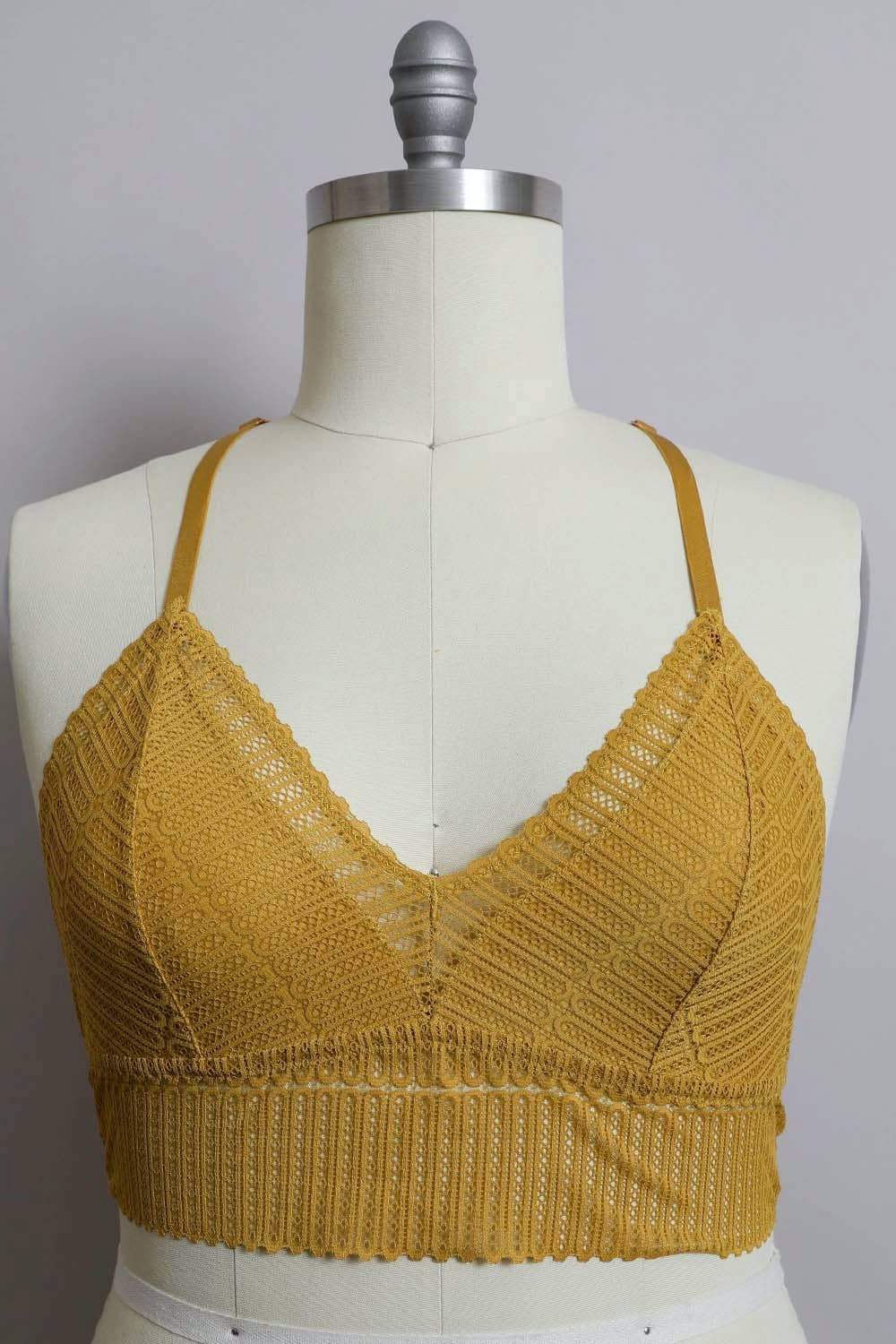 SALE-Lace Racerback Bralette-M/L-SALE