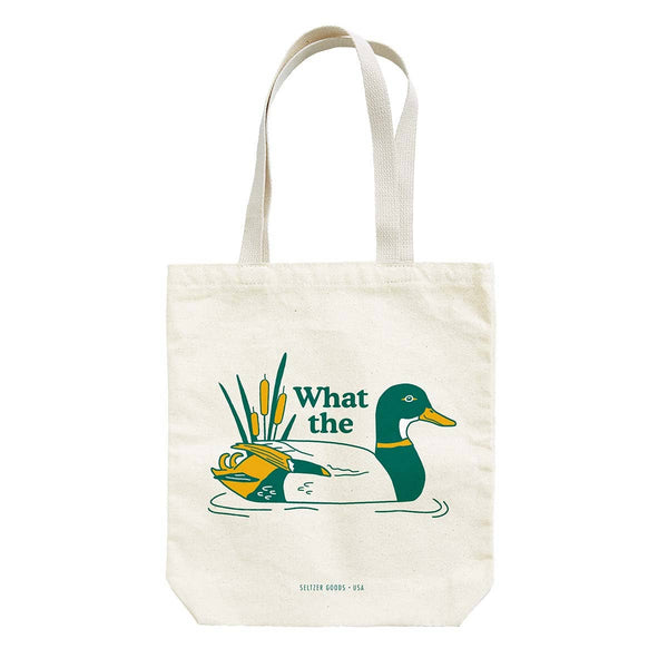 WHAT THE DUCK TOTE BAG